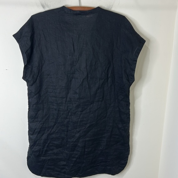 NWT ATHLETA Column Embroidery Luxe Kaftan Linen Beach Pool Size XS - Picture 15 of 15